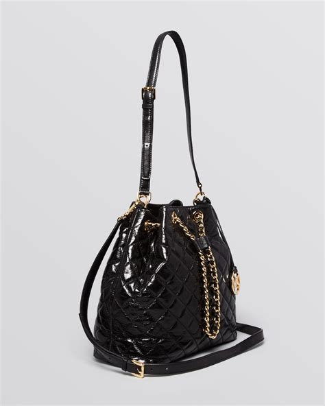 michael kors large chain drawstring shoulder bag|Michael Kors canvas shoulder bag.